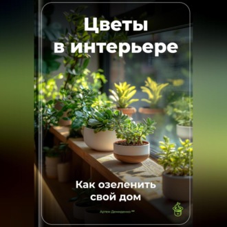 Обложка книги «Цветы в интерьере: Как озеленить свой дом»