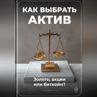 Обложка книги «Как выбрать актив: Золото, акции или биткойн?»