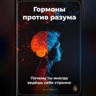 Обложка книги «Гормоны против разума: Почему ты иногда ведёшь себя странно»