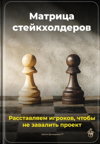 Обложка книги «Матрица стейкхолдеров: Расставляем игроков, чтобы не завалить проект»