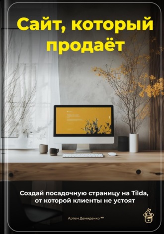Обложка книги «Сайт, который продаёт: Создай посадочную страницу на Tilda, от которой клиенты не устоят»