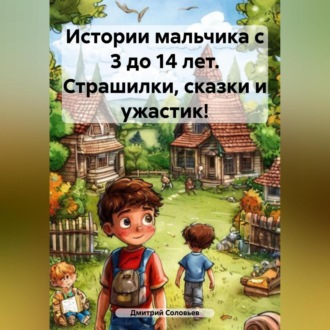 Обложка книги «Истории мальчика с 3 до 14 лет. Страшилки, сказки и ужастик!»