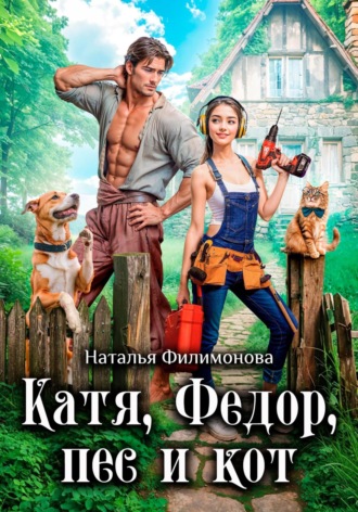 Обложка книги «Катя, Фёдор, пёс и кот»