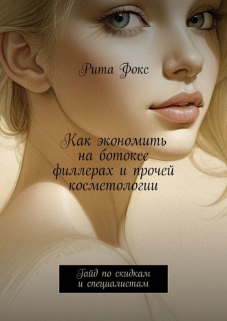 Обложка книги «Как экономить на ботоксе, филлерах и прочей косметологии. Гайд по скидкам и специалистам»