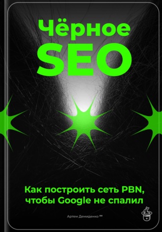 Обложка книги «Чёрное SEO: Как построить сеть PBN, чтобы Google не спалил»