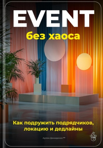 Обложка книги «Event без хаоса: Как подружить подрядчиков, локацию и дедлайны»