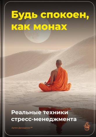 Обложка книги «Будь спокоен, как монах: Реальные техники стресс-менеджмента»