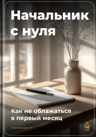 Обложка книги «Начальник с нуля: Как не облажаться в первый месяц»