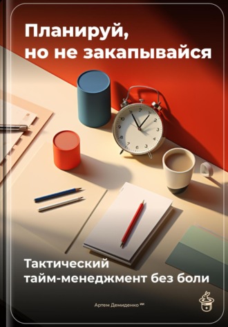 Обложка книги «Планируй, но не закапывайся: Тактический тайм-менеджмент без боли»