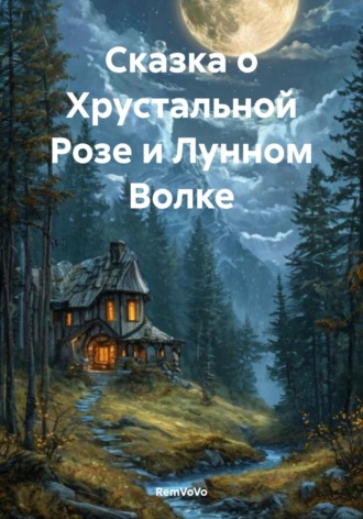 Обложка книги «Сказка о Хрустальной Розе и Лунном Волке»