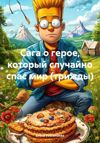 Обложка книги «Сага о герое, который случайно спас мир (трижды)»