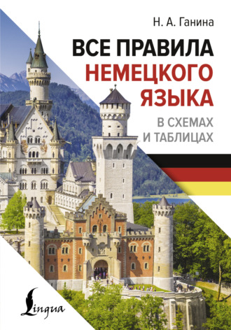 Обложка книги «Все правила немецкого языка в схемах и таблицах»