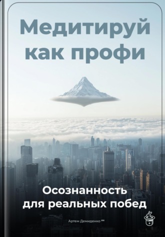 Обложка книги «Медитируй как профи: Осознанность для реальных побед»