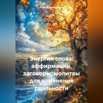 Обложка книги «Энергия слова: аффирмации, заговоры, молитвы для изменения реальности»