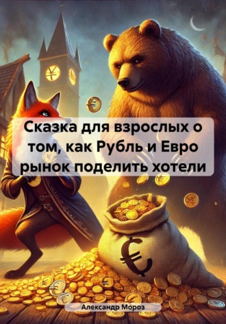 Обложка книги «Сказка для взрослых о том, как Рубль и Евро рынок поделить хотели»