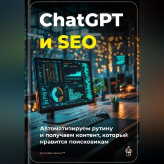 Обложка книги «ChatGPT и SEO: автоматизируем рутину и получаем контент, который нравится поисковикам»