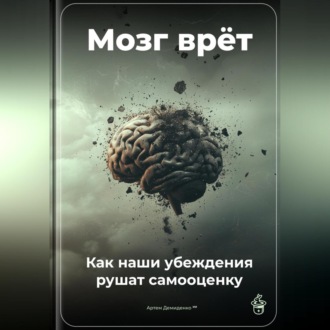Обложка книги «Мозг врёт: Как наши убеждения рушат самооценку»