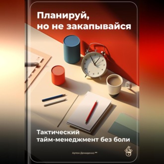 Обложка книги «Планируй, но не закапывайся: Тактический тайм-менеджмент без боли»