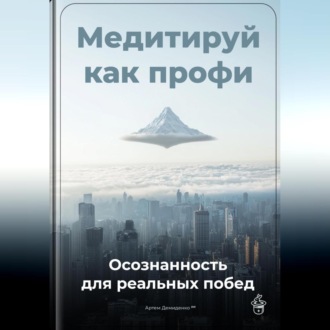 Обложка книги «Медитируй как профи: Осознанность для реальных побед»