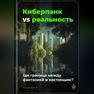 Обложка книги «Киберпанк vs реальность: Где граница между фантазией и настоящим?»