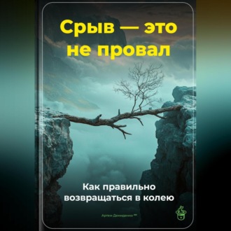 Обложка книги «Срыв – это не провал: Как правильно возвращаться в колею»