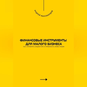 Обложка книги «Финансовые инструменты для малого бизнеса. Как управлять бюджетом и привлекать инвестиции»