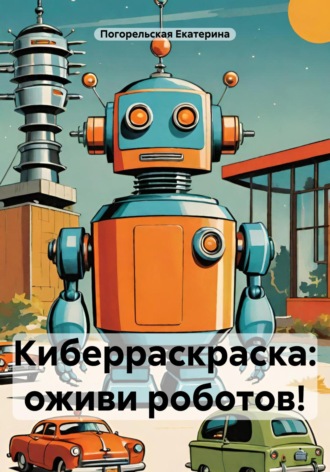 Обложка книги «Киберраскраска: оживи роботов!»