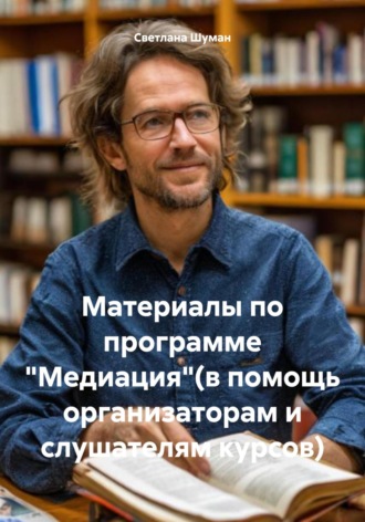 Обложка книги «Материалы по программе «Медиация»(в помощь организаторам и слушателям курсов)»