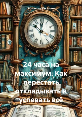 Обложка книги «24 часа на максимум. Как перестать откладывать и успевать всё»