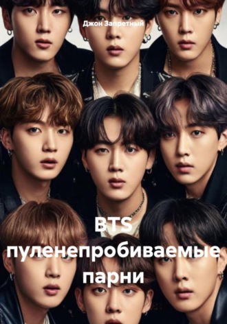 Обложка книги «BTS пуленепробиваемые парни»