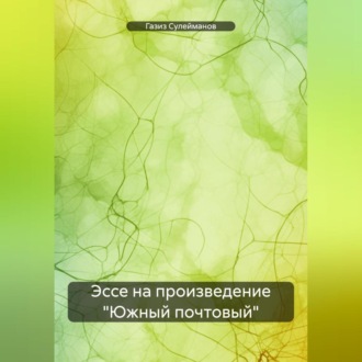 Обложка книги «Эссе на произведение «Южный почтовый»»
