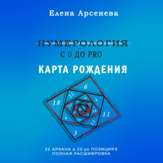 Обложка книги «Нумерология с 0 до PRO. Карта рождения»