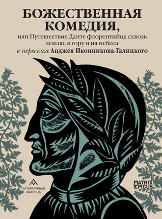 Обложка книги «Божественная комедия, или Путешествие Данте флорентийца сквозь землю, в гору и на небеса»