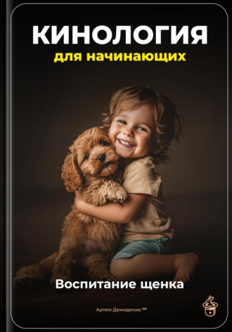 Обложка книги «Кинология для начинающих: Воспитание щенка»