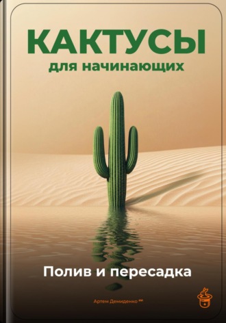 Обложка книги «Кактусы для начинающих: Полив и пересадка»