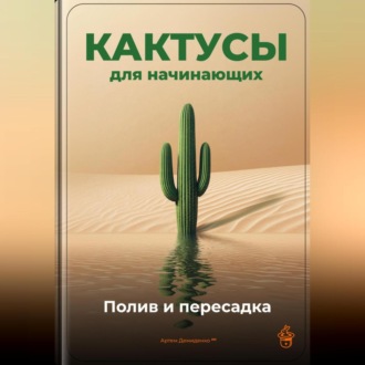 Обложка книги «Кактусы для начинающих: Полив и пересадка»
