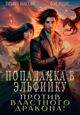 Обложка книги «Попаданка в эльфийку против властного дракона!»