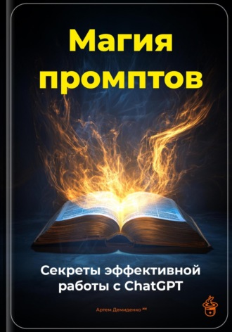 Обложка книги «Магия промптов: Секреты эффективной работы с ChatGPT»