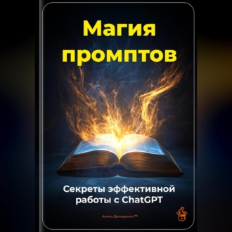 Обложка книги «Магия промптов: Секреты эффективной работы с ChatGPT»