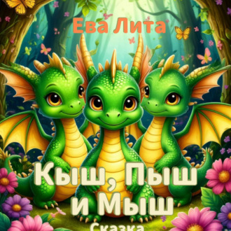 Обложка книги «Кыш, Пыш и Мыш. Сказка о дракончиках. Главы 1-5.»
