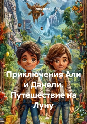 Обложка книги «Приключения Али и Данели. Путешествие на Луну»