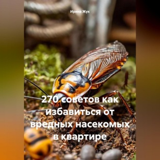 Обложка книги «270 советов как избавиться от вредных насекомых в квартире»
