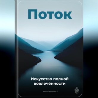 Обложка книги «Поток: Искусство полной вовлечённости»