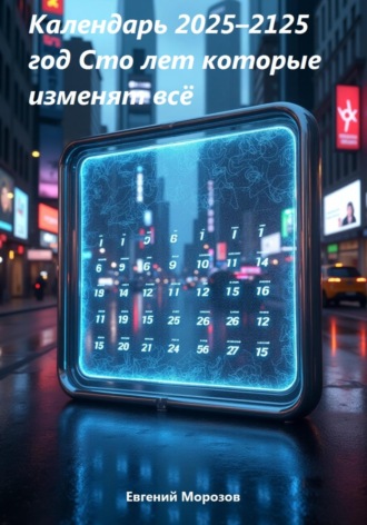 Обложка книги «Календарь 2025–2125 год Сто лет которые изменят всё»