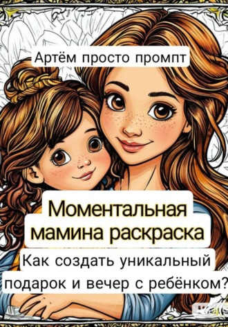 Обложка книги «Моментальная мамина раскраска»