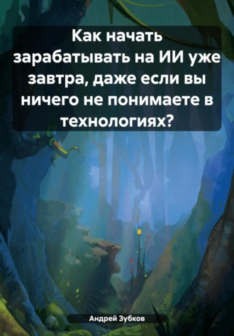 Обложка книги «Как начать зарабатывать на ИИ уже завтра, даже если вы ничего не понимаете в технологиях?»