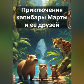 Обложка книги «Приключения капибары Марты и ее друзей»