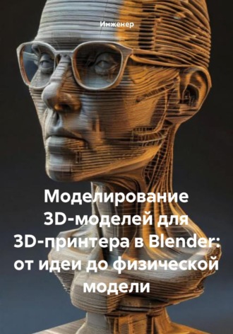 Обложка книги «Моделирование 3D-моделей для 3D-принтера в Blender: от идеи до физической модели»
