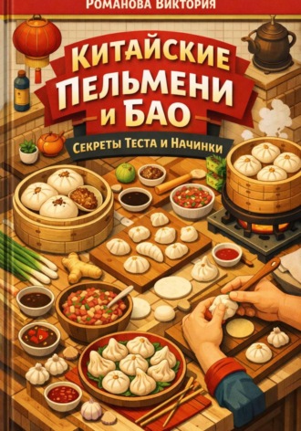Обложка книги «Китайские пельмени и бао: секреты теста и начинки»
