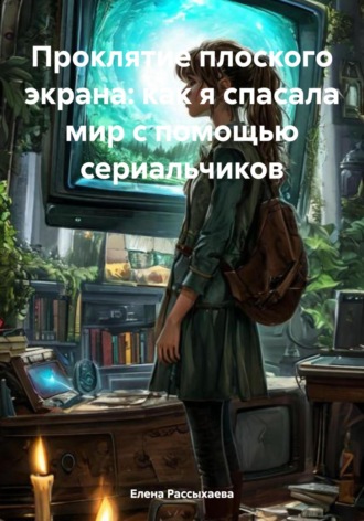Обложка книги «Проклятие плоского экрана: как я спасала мир с помощью сериальчиков»